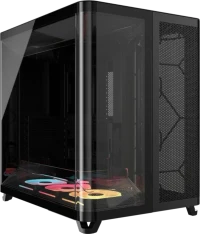 Corsair Air 5400 LX-R RGB iCUE LINK Black, schwarz, Glasfenster (CC-9011320-WW)