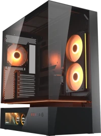 Cougar CFV235 Vision, schwarz, Glasfenster (CGR-2DA4B-V / 382DA40.0003)