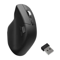 Keychron M6 All Silent Wireless Mouse schwarz, 8K PixArt 3950, USB/Bluetooth (M6S-A23)