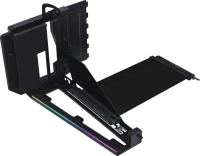 Lian Li Riser Card Vertical GPU Kit, inkl. PCI-Slot Blende für Lian Li, gewinkelt, PCIe 5.0, 200mm, schwarz (VG4-5-V4X)