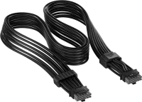 Corsair ThermalProtect PCIe 5.1 600W 12V-2x6 GPU Power Cable, schwarz, 65cm (CP-8920472)