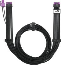 ASUS ROG Equalizer PCIe 5.1 600W 12V-2x6 GPU Power Cable, schwarz, 75cm (90YE00BN-B0QA00)