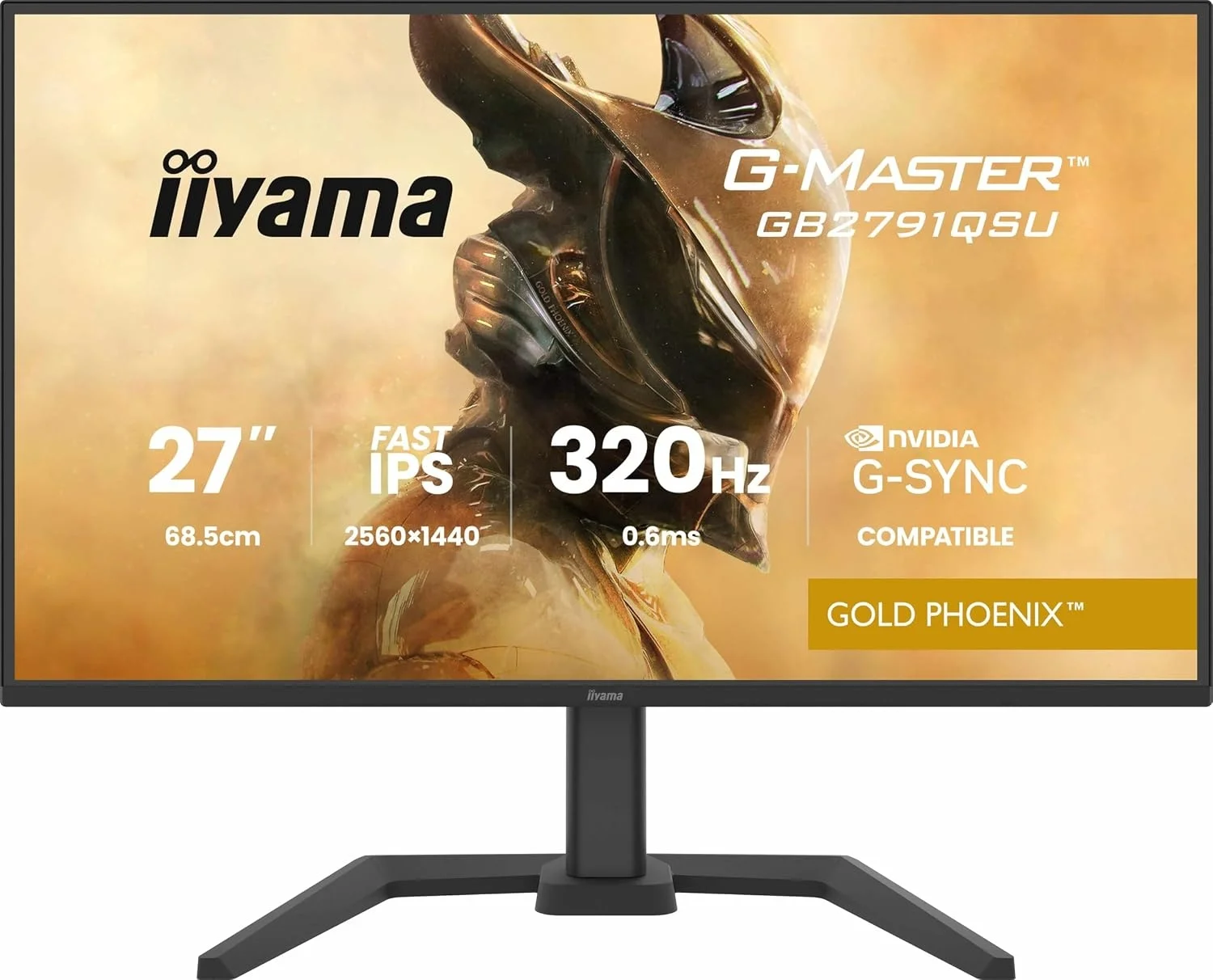 iiyama G-Master (320Hz, WQHD, 27", IPS, G-Sync Compatible, HDMI 2.1)