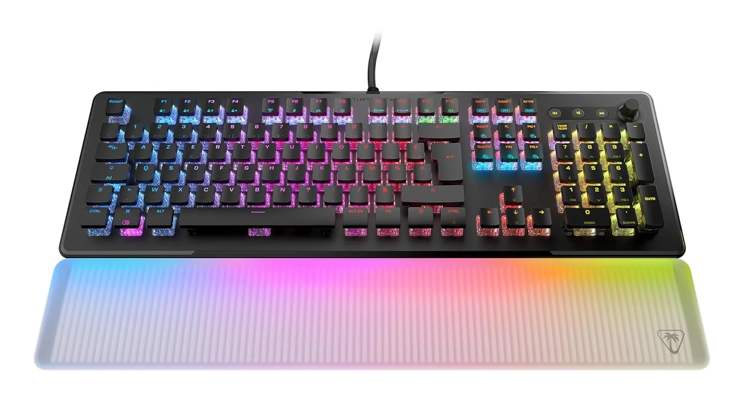 Turtle Beach Vulcan II Max (Full Size, lineare TITAN II OPTICAL Red 200M Switches, Low Profile, Aluminiumoberfläche, Drehregler) für 96,49€!!