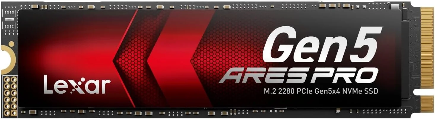 Lexar Ares Pro 2TB (PCIe 5.0, 14000MB/s Lesen, 10000MB/s Schreiben) für 229,49€!!