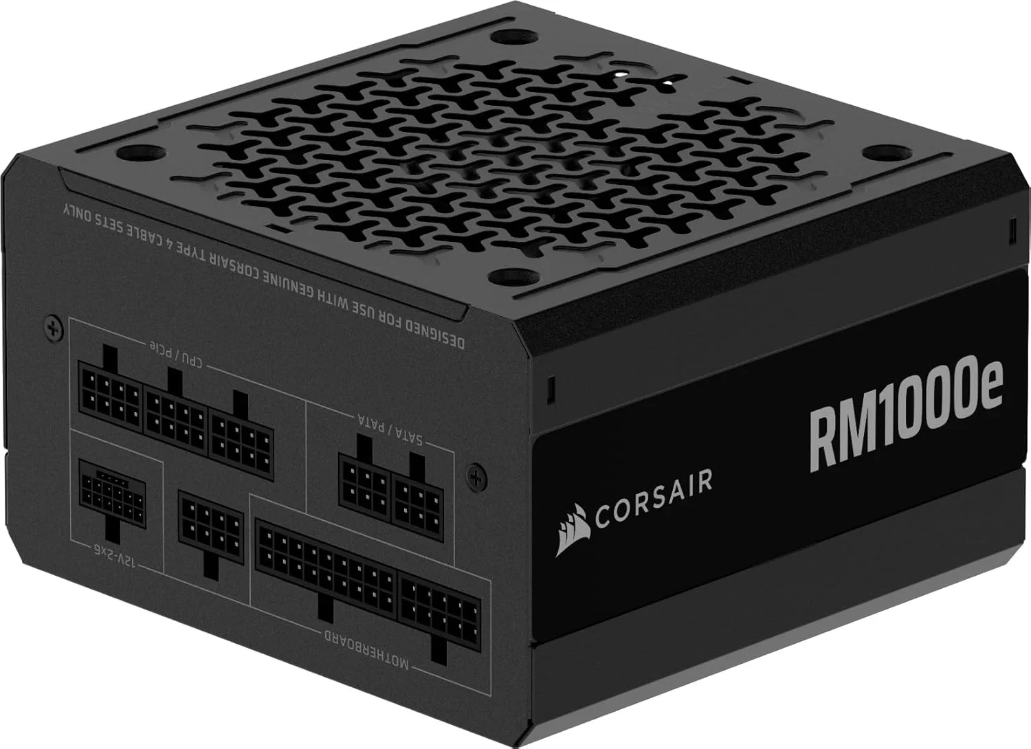 Corsair RM1000e (1000W, 120mm Lüfter, semi-passiv, ATX 3.1, vollmodular, 80 PLUS Gold, ETA-Platinum) für 119,24€!!