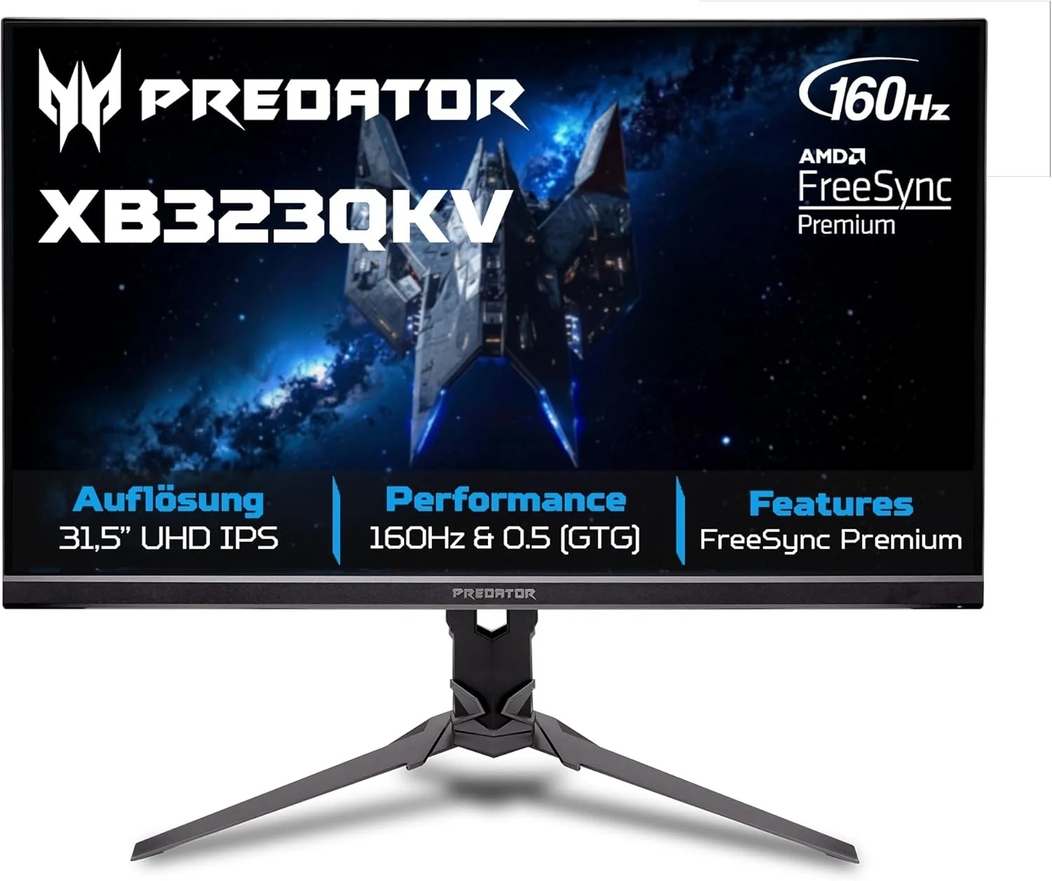 Acer Predator (160Hz (4K UHD), 320Hz (Full HD), 31,5",FreeSync Premium, 95% DCI-P3) für 339€!!
