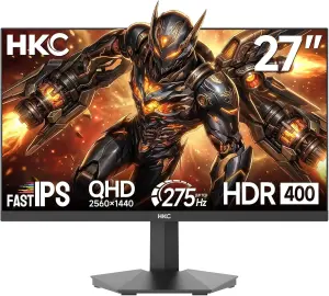 HKC Gaming Monitor (275Hz, WQHD, 27", Fast IPS, 99% sRGB, Adaptive Sync)