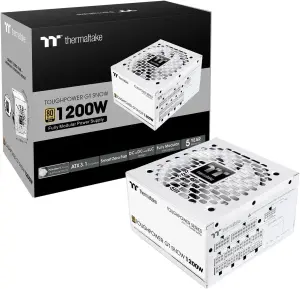 Thermaltake ToughPower GT Snow (1200W, ATX 3.1, 80 PLUS Gold, weiß)