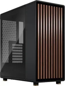 Fractal Design North Charcoal Black TG Dark (Midi-Tower mit zwei vorinstallierten 140 mm Aspect PWM Lüftern)