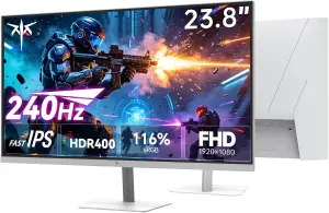 KTC (240Hz, 23,8", Full HD, Adaptive Sync, 100% sRGB, IPS)
