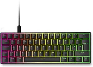 MCHOSE Ace 60 (ISO-Nordic, 60%, Hall-Effekt, Web/App-Treiber, 8K Polling, schallgedämmtes Gehäuse)