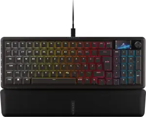 Corsair Vanguard PRO 96 Hall Effect (96%, 150M MGX Hyperdrive Switches, 1,9" LCD-Display, Drehregler, Metallgehäuse, Double-Shot PBT)