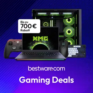 bis zu -700€ Rabatt auf XMG Gaming-Laptops, -PCs und -Zubehör - GAMING DEALS auf bestware.com