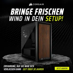 -27% Rabatt - CORSAIR FRAME 4000D Wood für nur 109,90€!!