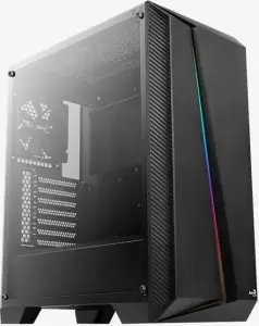 AeroCool Cylon Pro, schwarz, Glasfenster