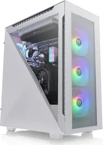 Thermaltake Divider 500 TG ARGB Snow Edition, weiß, Glasfenster 