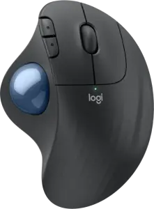 Logitech Ergo M575S Silent Wireless Trackball, Graphite, Logi Bolt, Bluetooth 