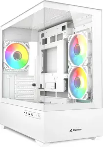 Sharkoon MK6 RGB White, Glasfenster