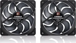 Noctua NF-A12x25 G2 PWM SX2-PP chromax.black, 120mm, 2er-Pack