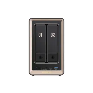 Ugreen NASync DXP2800 GT, 8GB RAM, 1x RJ-45 10GBase-T, 1x USB-C 3.1 